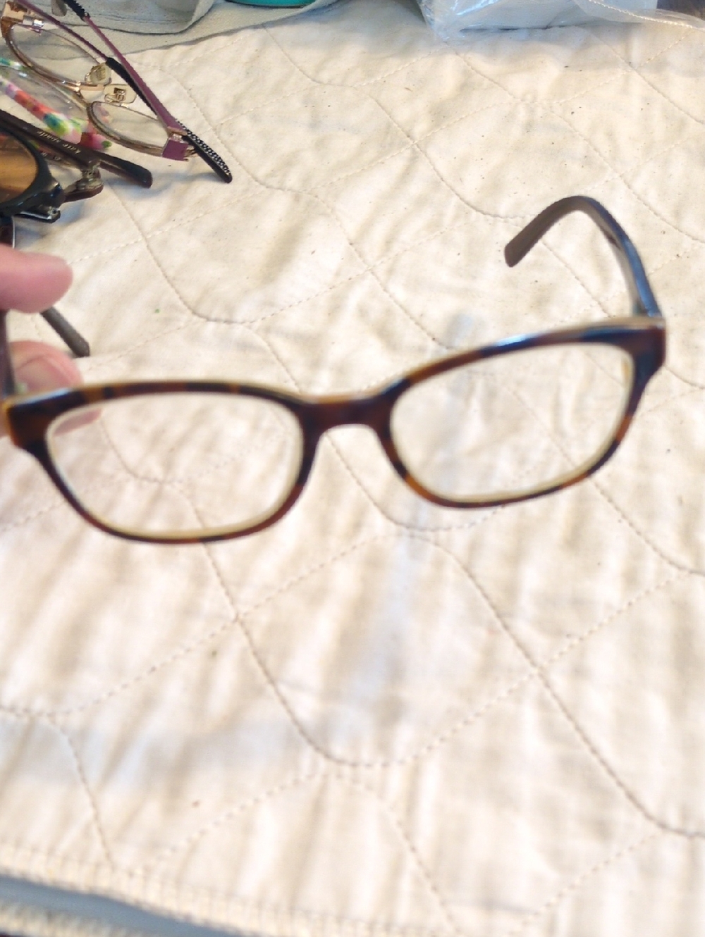 kate spade Blakely tortoiseshell brown eyeglass frames